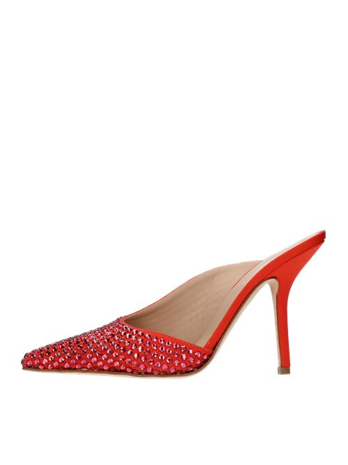 Mules model ES22936 in satin and rhinestones EDDY DANIELE | ES22936ROSSO